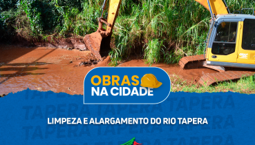 LIMPEZA DO RIO TAPERA