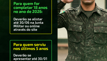 ALISTAMENTO MILITAR 2026
