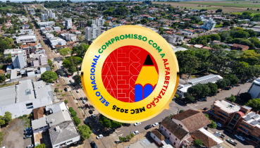 TAPERA RECEBE SELO OURO DE ALFABETIZA��O